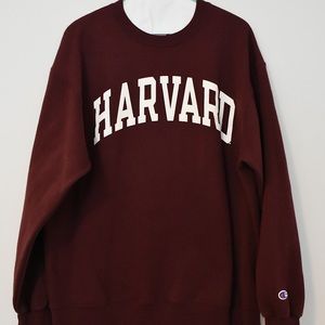 Champion Harvard University Eco-Fleece Crewneck Sweater